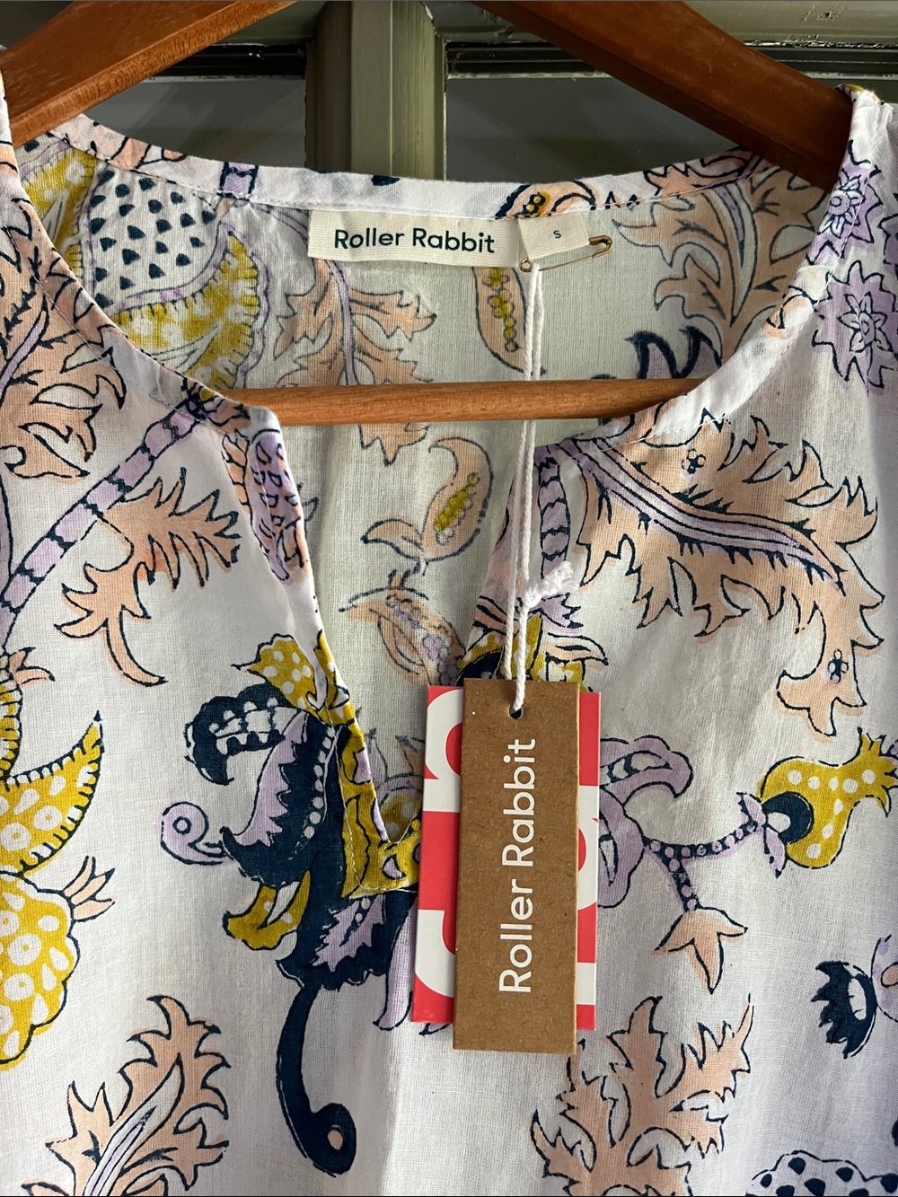 Roller Rabbit Amanda Kurta Lilac - Picture 2 of 5